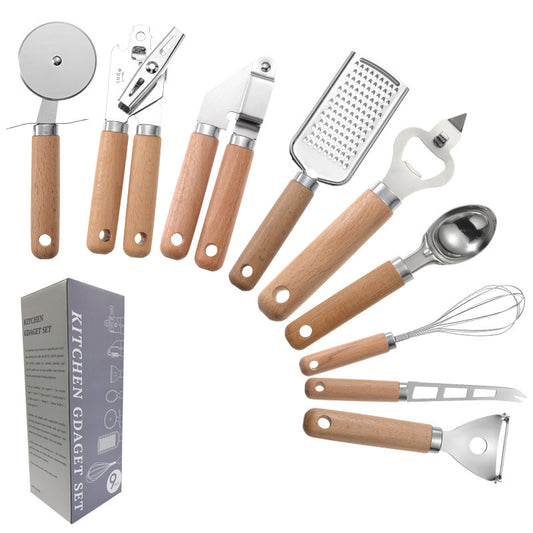 Gadget de cuisine créatif avec manche en bois