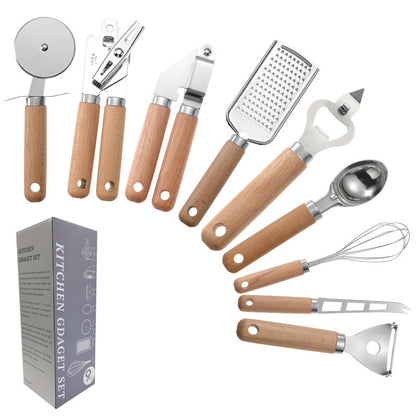 Gadget de cuisine créatif avec manche en bois