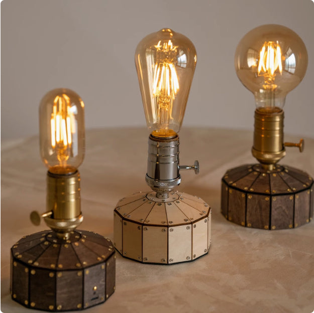 Lampe d'ambiance de chevet de chambre rétro