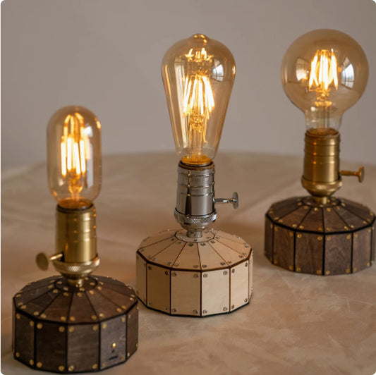 Lampe d'ambiance de chevet de chambre rétro